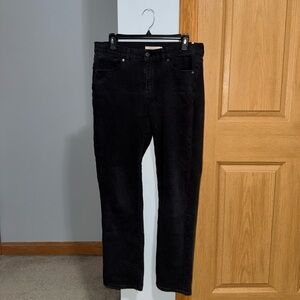 Levi Strauss & Co Black Classic Straight Mid Rise Denim Jeans Women’s Size 8